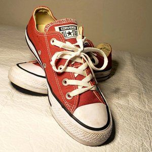 Converse All-Star, Used, Almost New, Size 4, Red